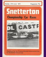 Programme Cover - STP Snetterton 1971
