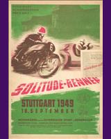 Programme Cover - Solitude - Sports 2000 cc 1949