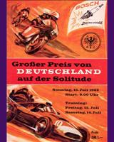 Programme Cover - DARM GT Solitude - Grand Touring 1962