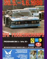Programme Cover - DRM Spa 1980