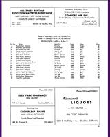 Entry List - Stockton - Production - Classes A, B & C 1962