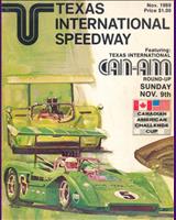 Programme Cover - Can-Am Texas 1969