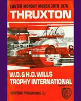 Programme Cover - RAC Championship Thruxton 1970