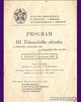 Programme Cover - Tišnov [S750] 1957