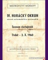 Programme Cover - Třebíč [S850/S1.1] 1960