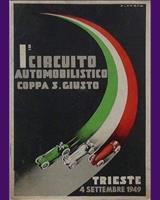 Programme Cover - Circuito di Trieste 1949
