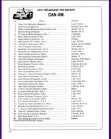 Entry List - Can-Am Trois-Rivières 1979