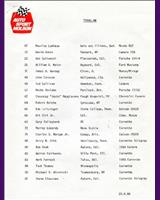 Entry List - Trans-Am Trois-Rivières 1980
