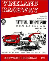 Programme Cover - SCCA National Vineland [CP+HM] 1965