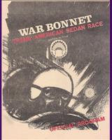 Programme Cover - Trans-Am War Bonnet 1968