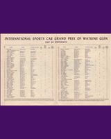 Entry List - Watkins Glen Grand Prix 1950