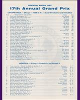 Entry List - SCCA Regional Watkins Glen [GP+HP+HM] 1964