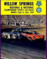 Programme Cover - SCCA National Willow Springs [CP+DP] 1969
