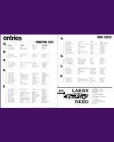 Entry List - SCCA National Willow Springs [AP+BP+AS] 1969