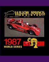 Programme Cover - Canadian American Thundercars Willow Springs 1987