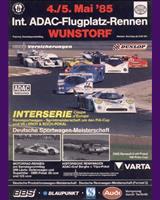 Programme Cover - Interserie Wunstorf 1985