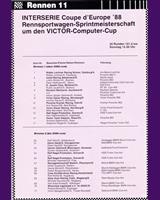 Entry List - Interserie Wunstorf 1988