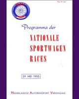 Programme Cover - National Zandvoort 1955