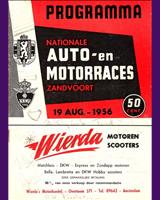 Programme Cover - National Zandvoort - Class I 1956