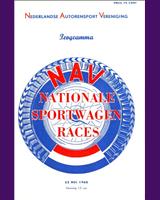 Programme Cover - National Zandvoort 1960