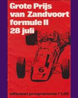 Programme Cover - Zandvoort National - Formula Libre 1968