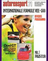 Programme Cover - Zandvoort [S/P/FL] 1971