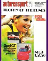 Programme Cover - Trophy of The Dunes 1971
