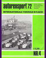 Programme Cover - Dutch Zandvoort 1972