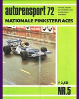 Programme Cover - Dutch Zandvoort 1972