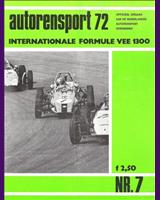 Programme Cover - Dutch Zandvoort 1972