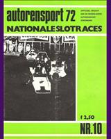 Programme Cover - Zandvoort [Sports] 1972