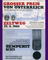 Programme Cover - Zeltweg 500 Kilometres 1968