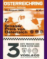 Programme Cover - Zeltweg 1000 Kilometres 1969