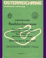 Programme Cover - Zeltweg International 1970