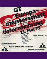 Programme Cover - European GT Championship Zeltweg 1975