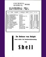 Entry List - Coupe de Belgique [SP/GT+1.6] 1964