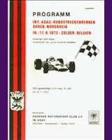 Programme Cover - Zolder [SRP] 1972
