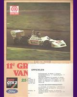 Programme Cover - GP Zolder 1979