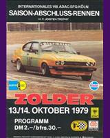 Programme Cover - Saison Abschluss Rennen Zolder 1979