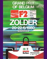 Programme Cover - Zolder 1980