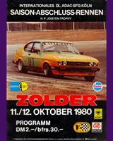 Programme Cover - Zolder [Gr.2+2.0/Gr.4+2.0/Gr.5] 1980