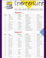 Entry List - ADAC GT Cup Zolder 1997