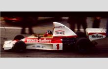1 - McLaren M23 Ford #9 - Marlboro Team Texaco