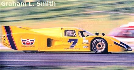 7 - Lola T600 Chevrolet #HU1 - Kent-Cooke/Wood Racing