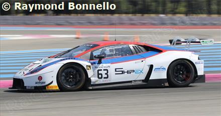 63 - Lamborghini Huracán GT3 #ALSCGT201500029 - Shipex by Ombra Racing